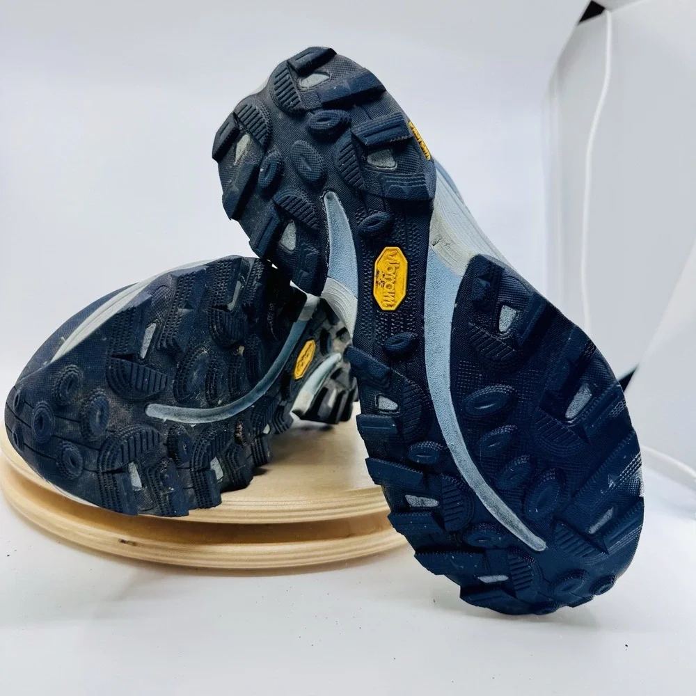 Merrell Moab Speed Mid GTX Hiking Boots Shoes Women's 6 Blue Gore-Tex